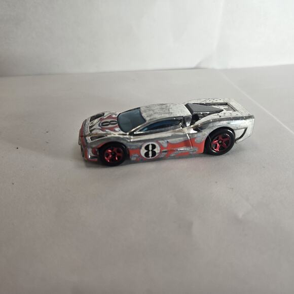 Hot Wheels Other - Hot Wheels Acceleracers Reverb Diecast Toy Car, #8 - Silver/Red